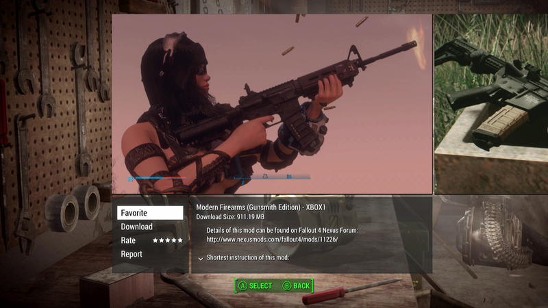 Illustration for article titled The Most Popular Fallout 4 Mods On Xbox One